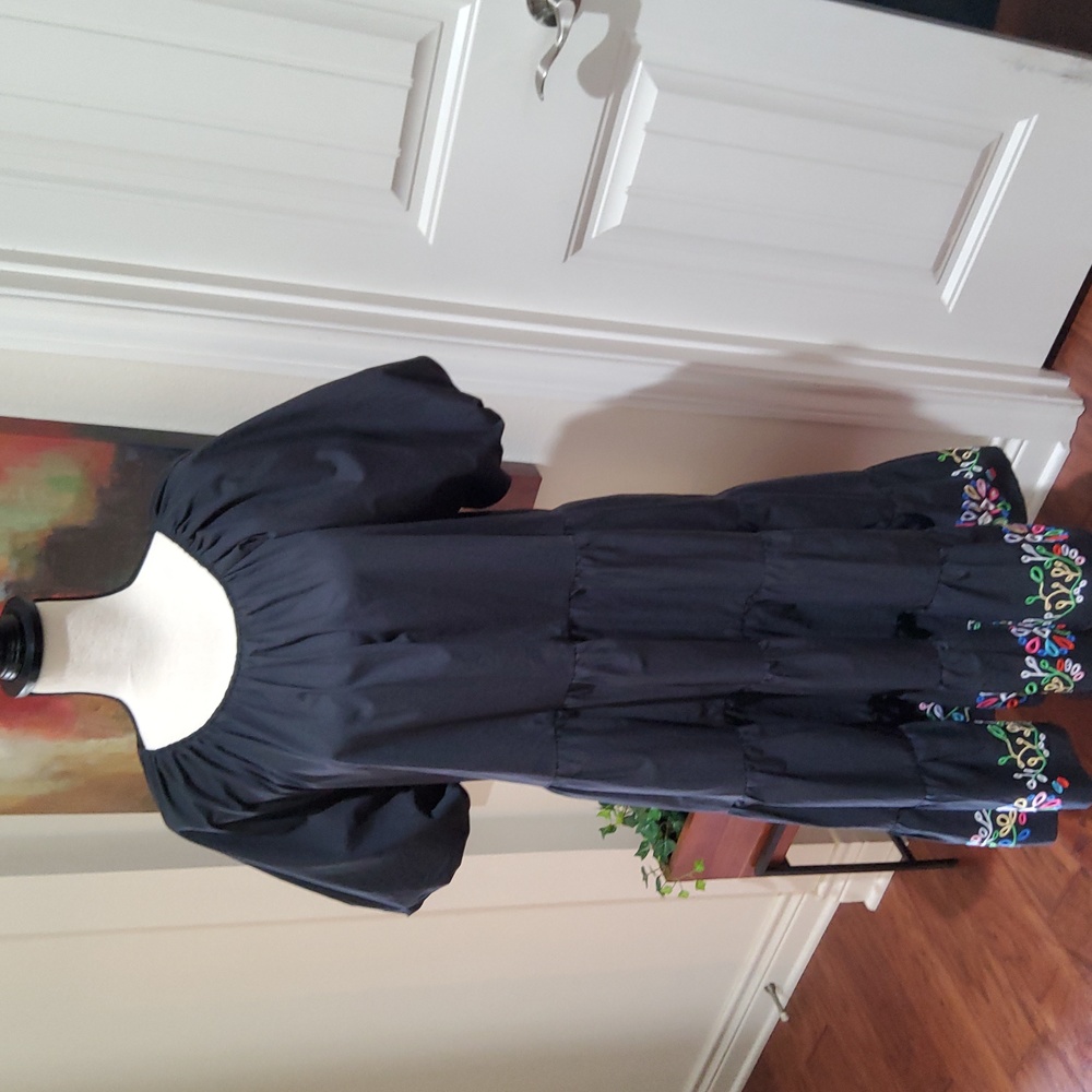 Johnny Was Ananza MIDI Dress. Size L